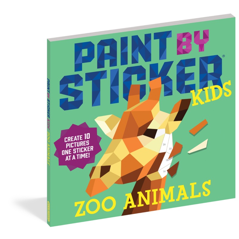 PAINT BY STICKER KIDS- ZOO ANIMALS