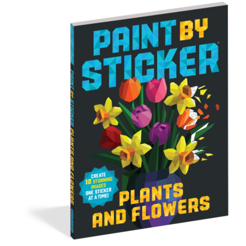 PAINT BY STICKER- PLANTS & FLOWERS
