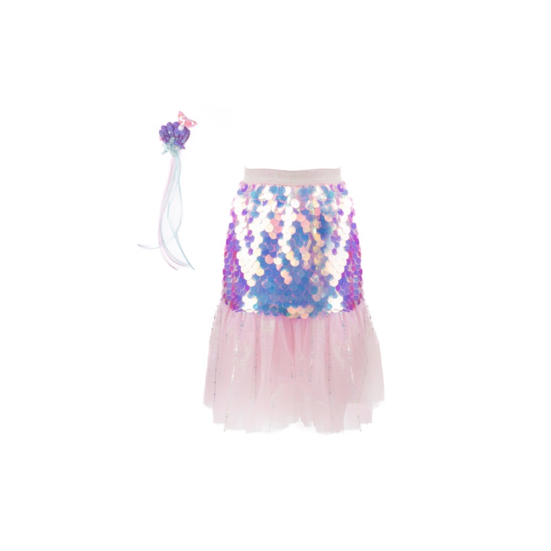 MERMAID SKIRT & HAIRCLIP SET