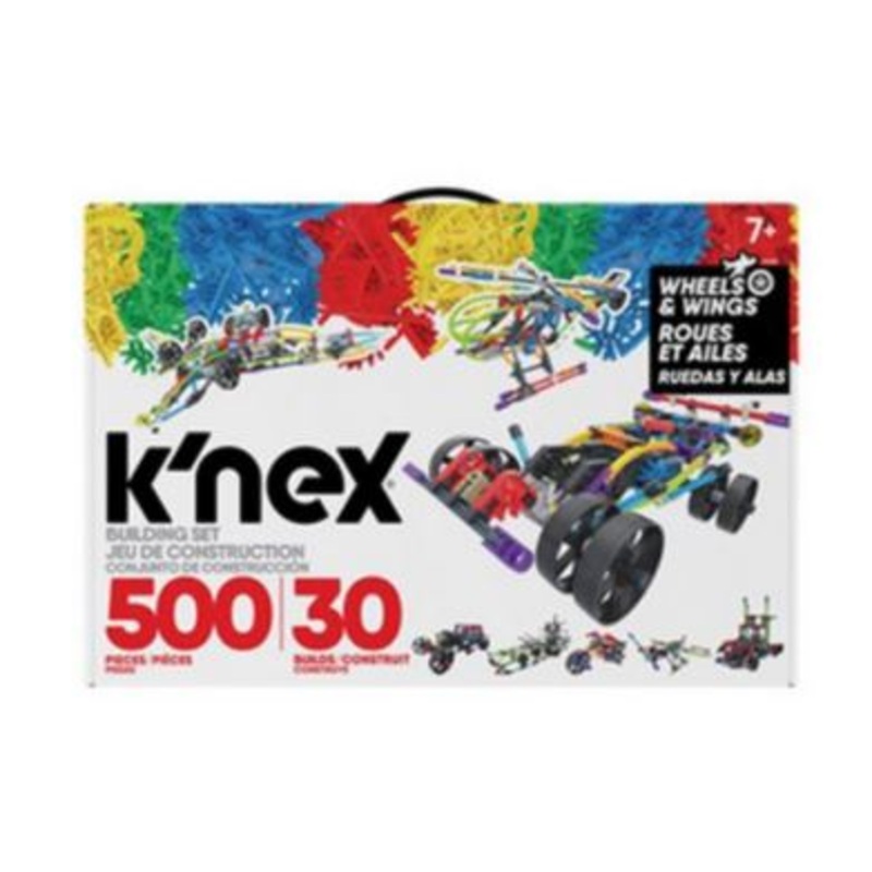 K'NEX CLASSIC 500 PC- WINGS & WHEELS