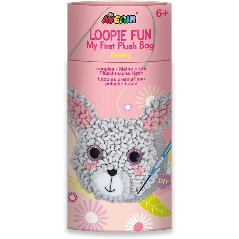 LOOPIE FUN PLUSH BAG-BUNNY