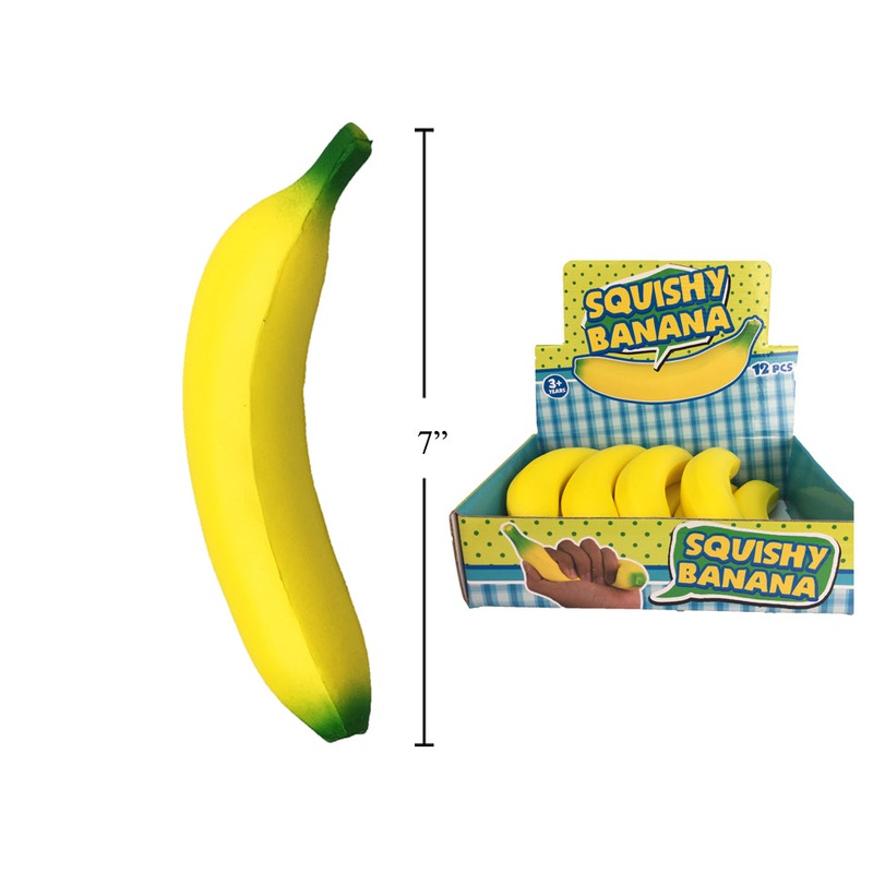 7" SQUISHY BANANA