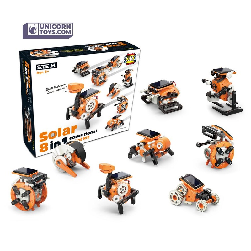 8-IN-1 SOLAR EDUCATIONAL ROBOT
