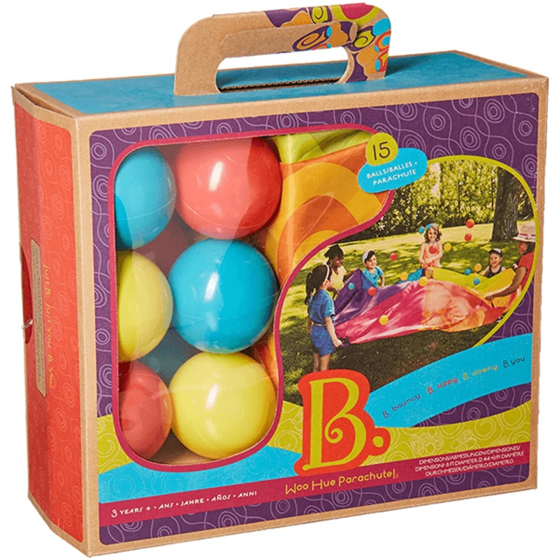 B. TOY PARACHUTE W/15 BALLS
