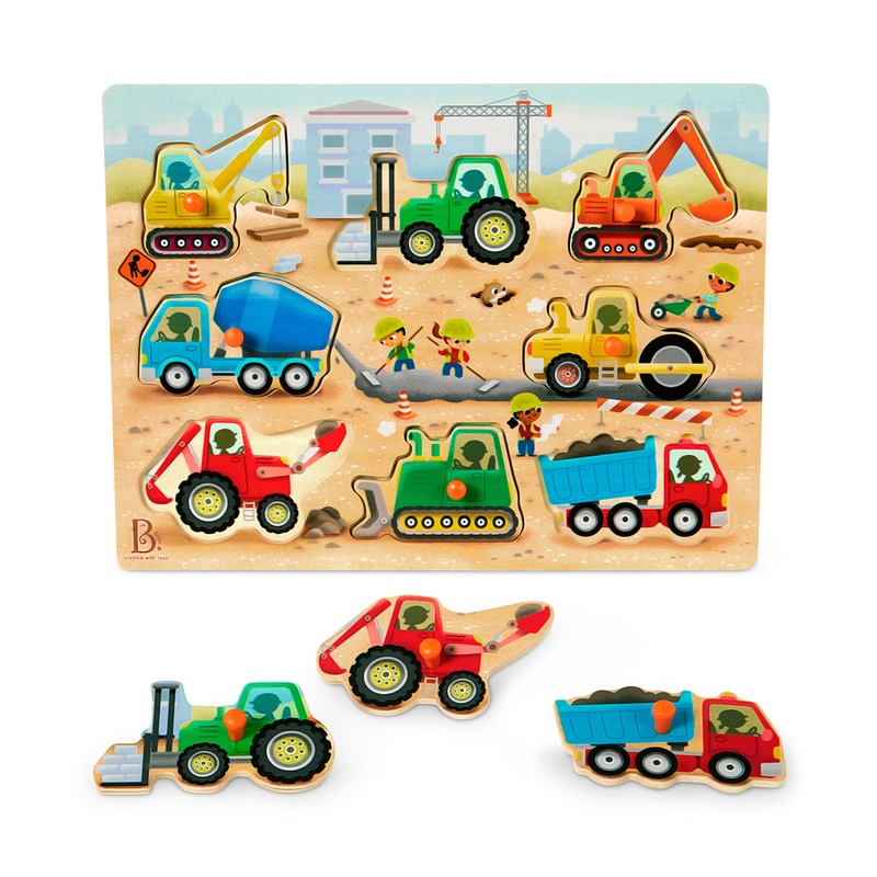 B.WOODY PEG PUZZLE CONSTRUCTION
