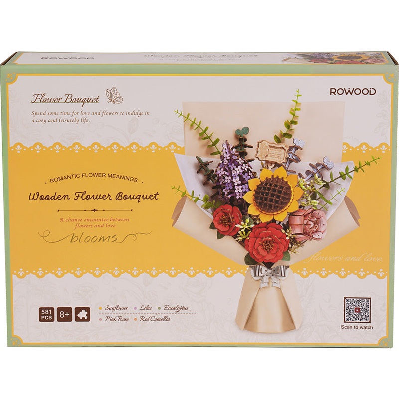 DIY Wooden Flower Bouquet Kit