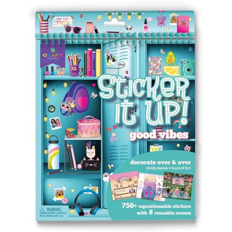 Craft-tastic Sticker It Up! Good Vibes