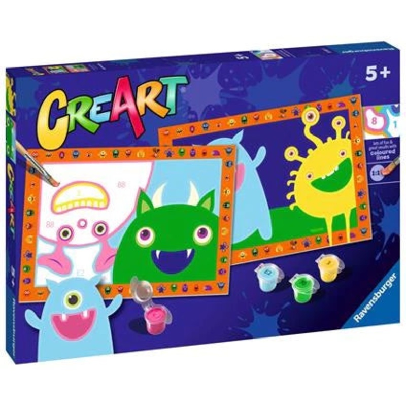 CreArt Painting by Number Silly Monsters