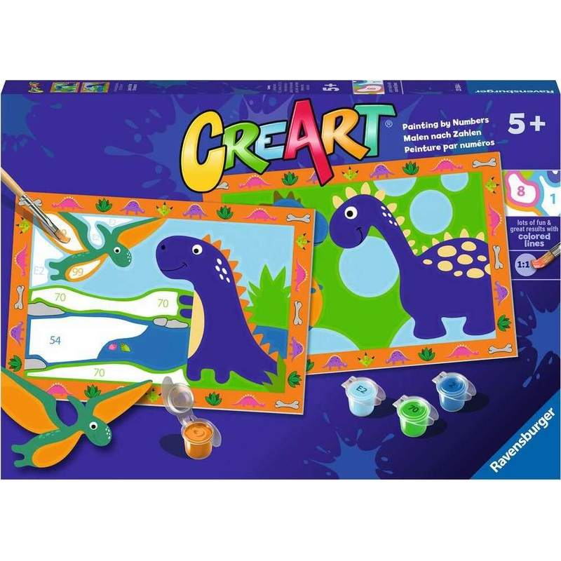CreArt Painting by Numbers Land of the Dinosaurs