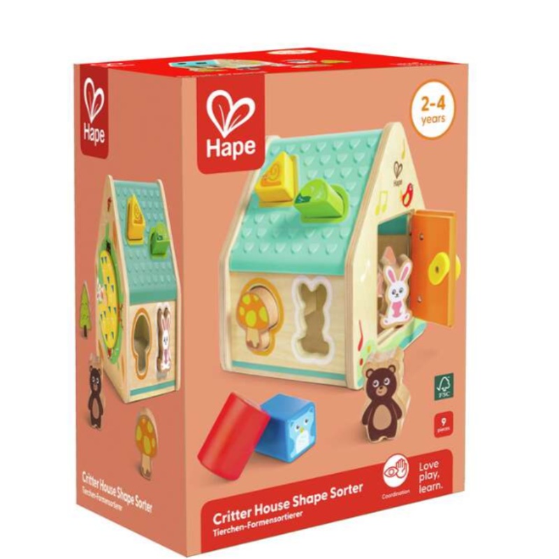 Critter House Shape Sorter