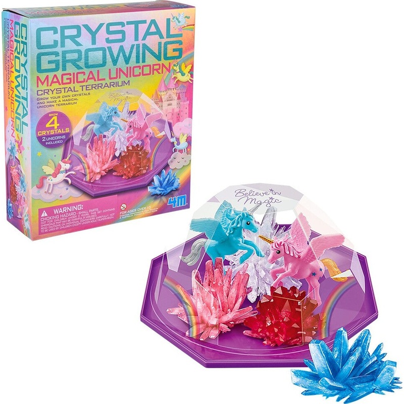Crystal Growing - Magical Unicorn Crystal Terrarium