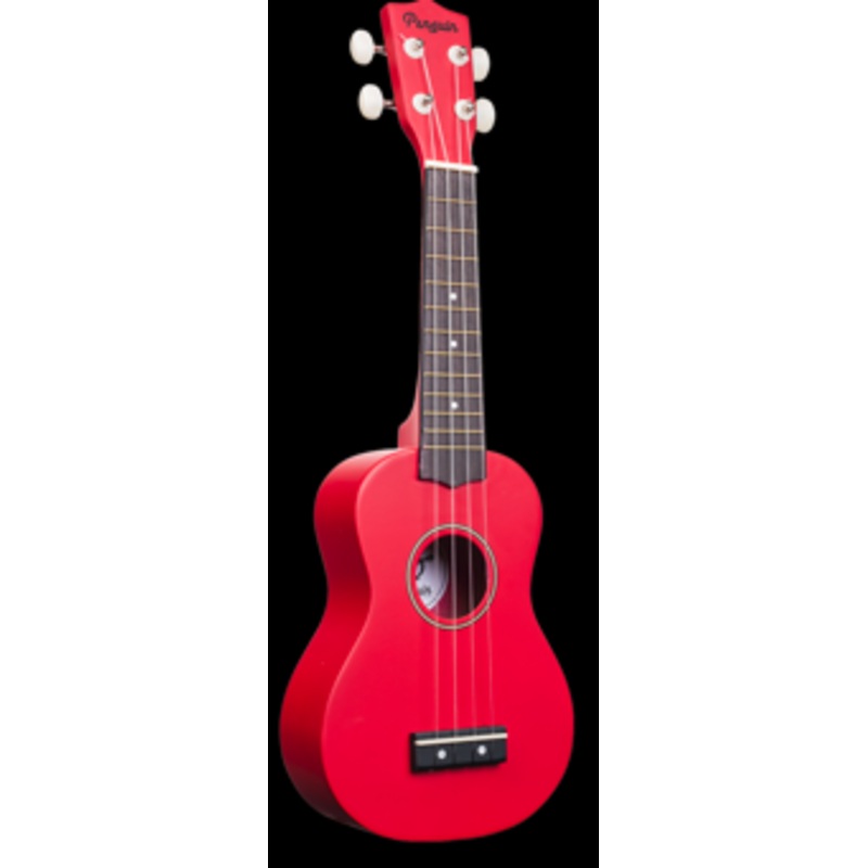 Dark Red Penguin Ukulele