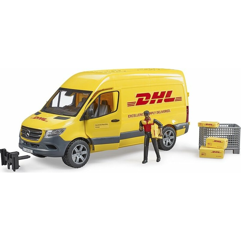 Dhl Sprinter Mercedes Benz with Figure