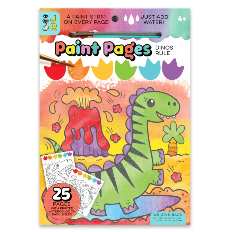 Dinos Rule Paint Pages