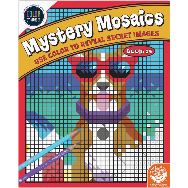 Color By Number Mystery Mosaics Book 14