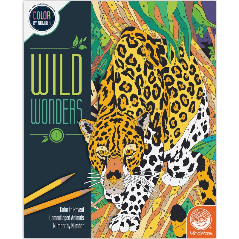 Color By Number Wild Wonders: Book 1