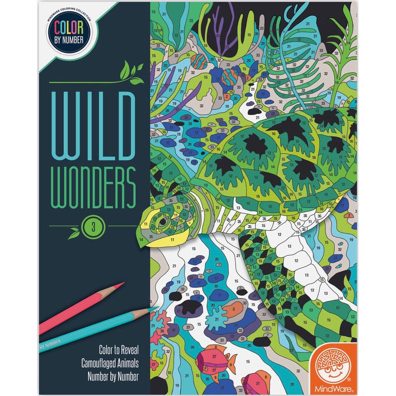 Color By Number Wild Wonders: Book 3