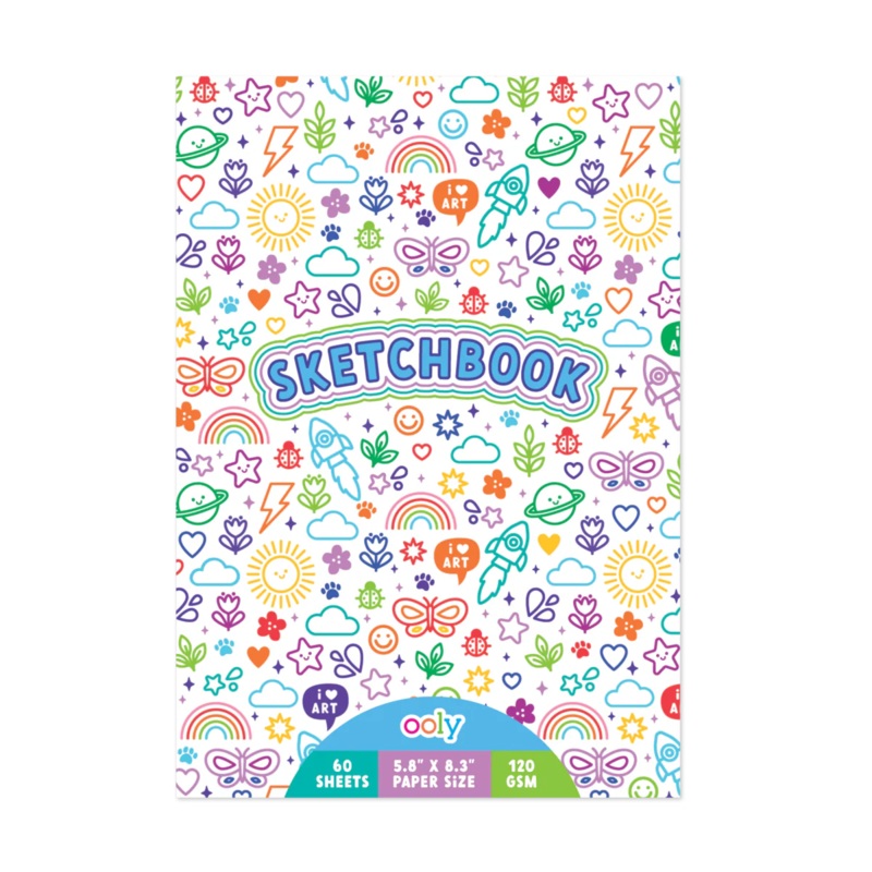 Colorful Doodles Sketch Pad