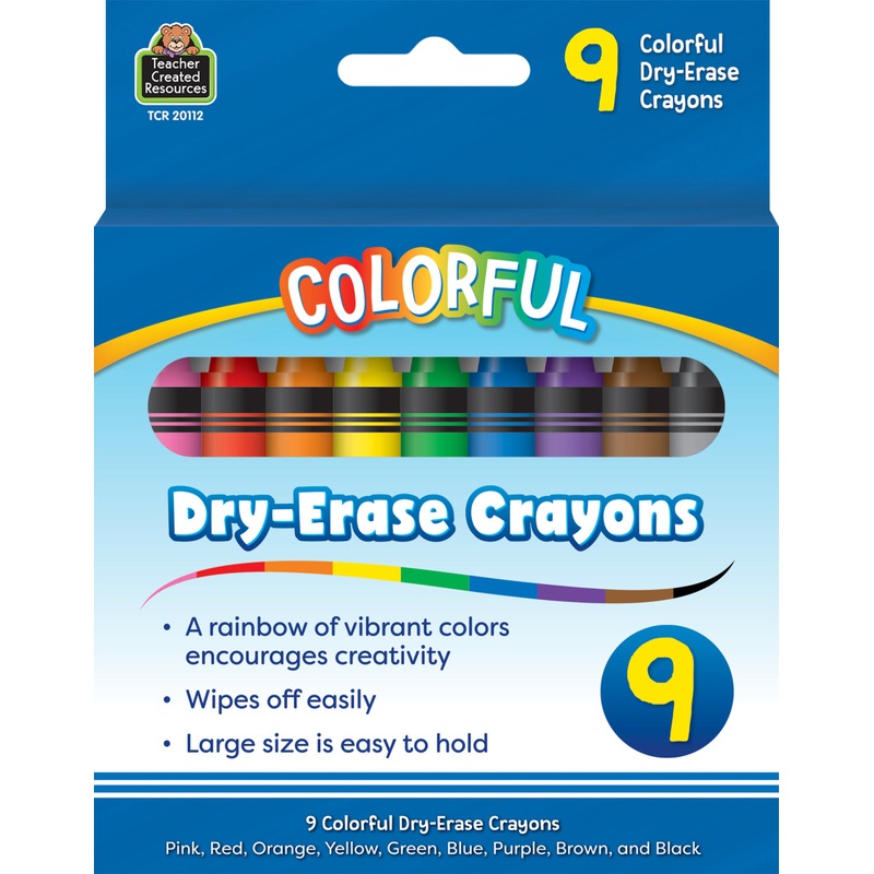 Colorful Dry Erase Crayons
