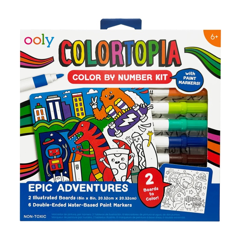 Colortopia Color By Number Epic Adventures