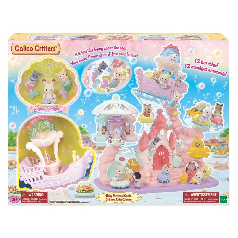 Calico Critters Baby Mermaid Castle