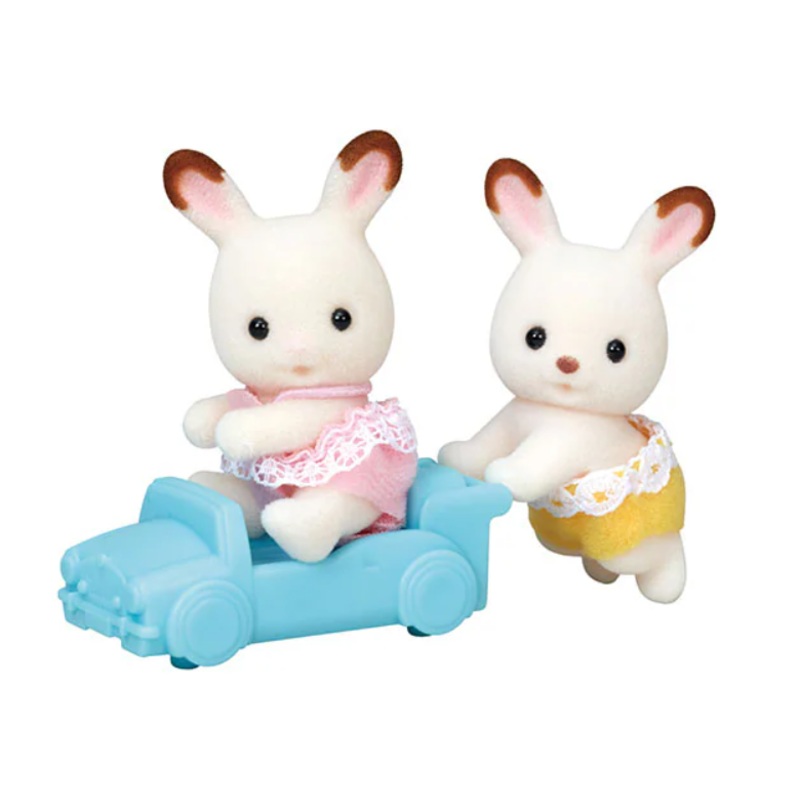 Calico Critters Chocolate Rabbit Twins