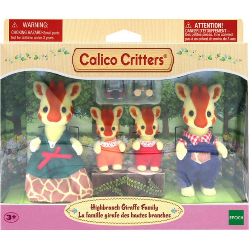 Calico Critters Highbranch Giraffe Family