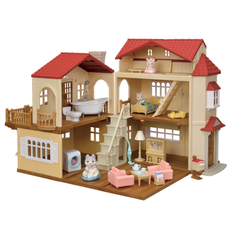 Calico Critters Red Roof Country Home Gift Set