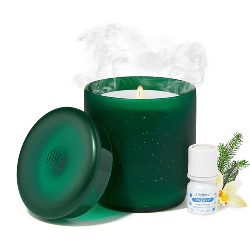 Candle Diffuser Frosted Green
