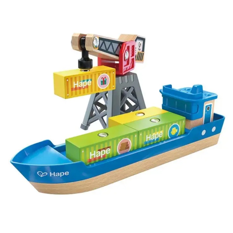 Cargo Ship and Crane