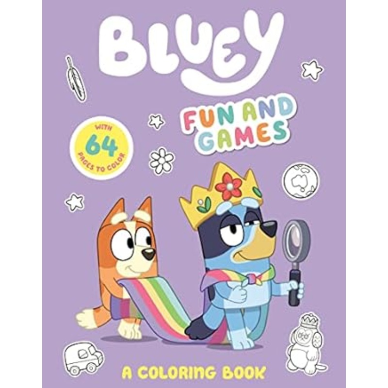 Bluey Fun and Games Coloring Book