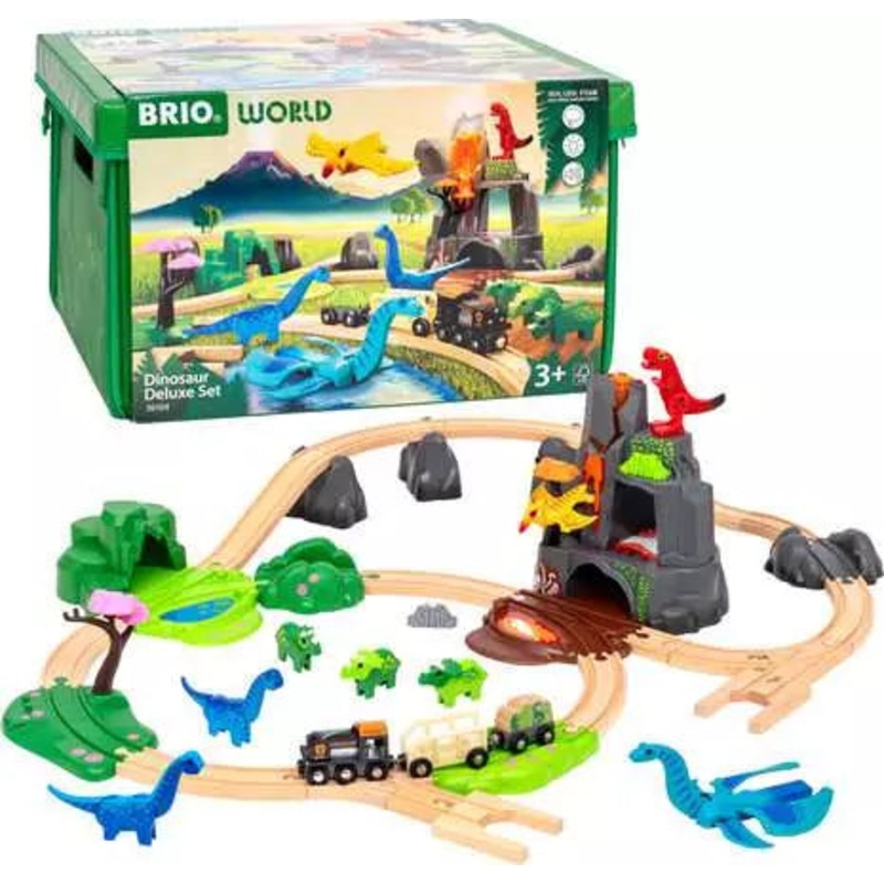 BRIO Dinosaur Deluxe Train Set