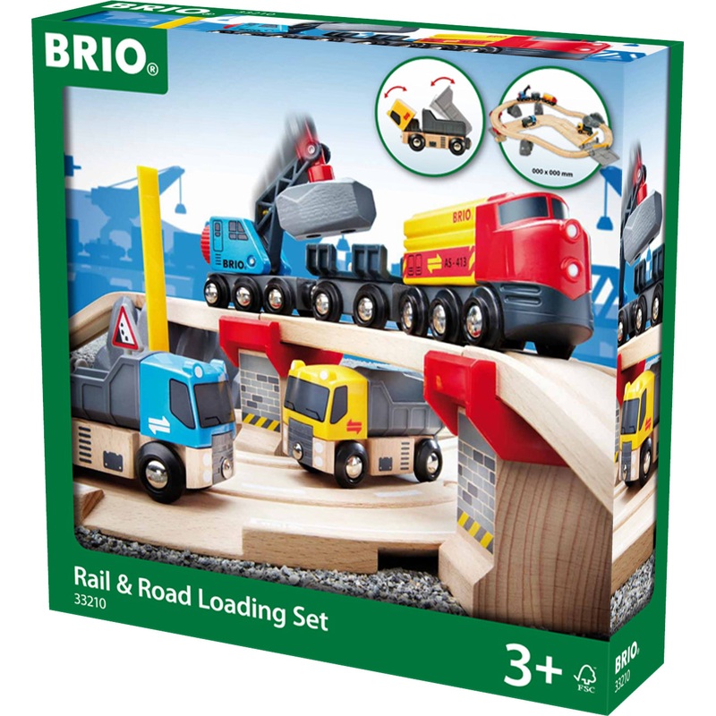 BRIO Rail and Road Loading Set