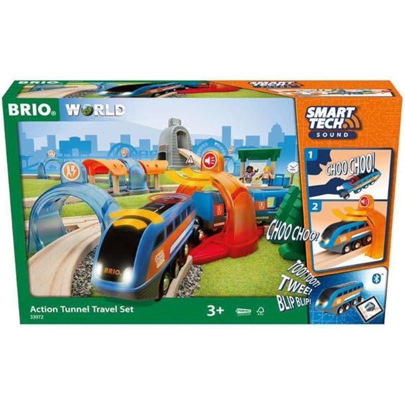 BRIO Smart Tech Sound Action Tunnel Set