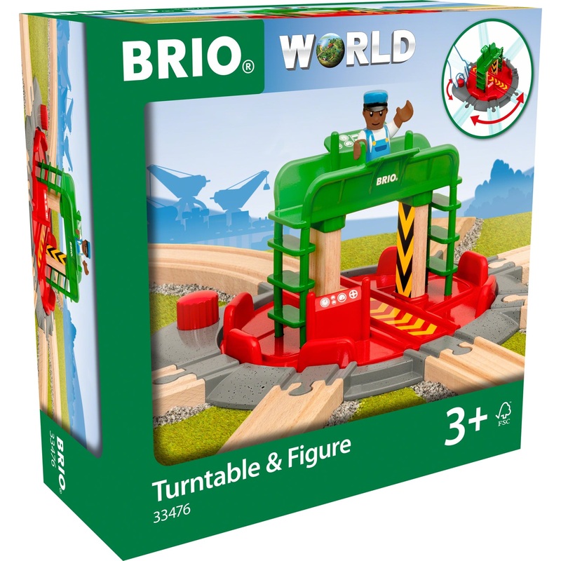 BRIO Turntable & Figure