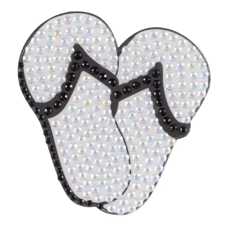 Black Flip Flops Stickerbeans