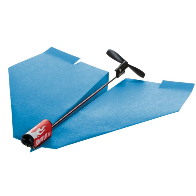 Blue Powerup 2.0 Paper Airplane Kit