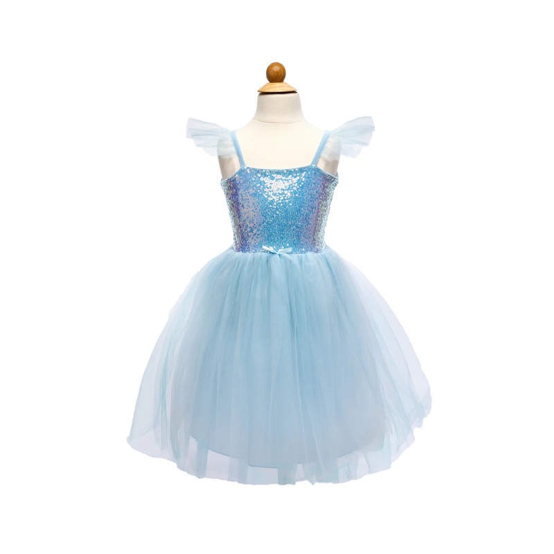Blue Sequins Princess Dress