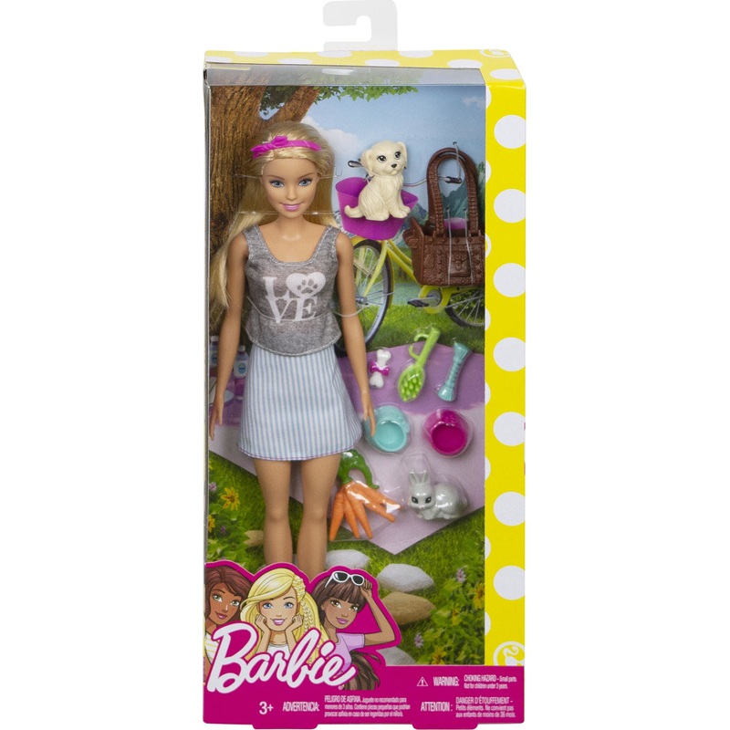 Barbie Doll With Pets