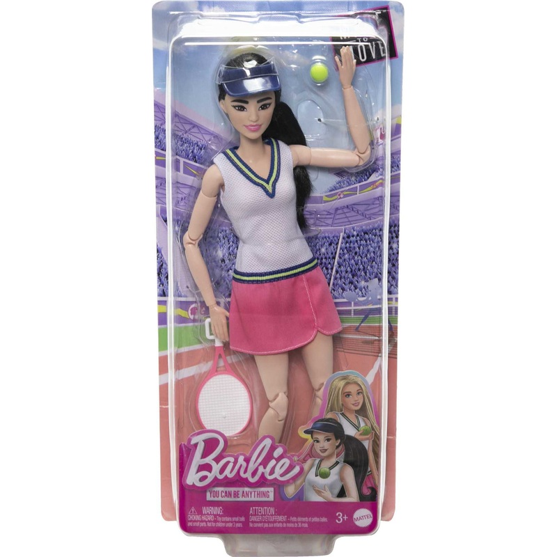 Barbie Made to Move Tennis Player Doll