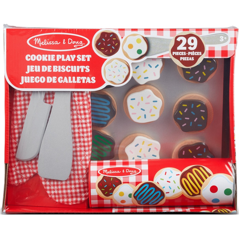 Wooden Slice and Bake Cookie Set