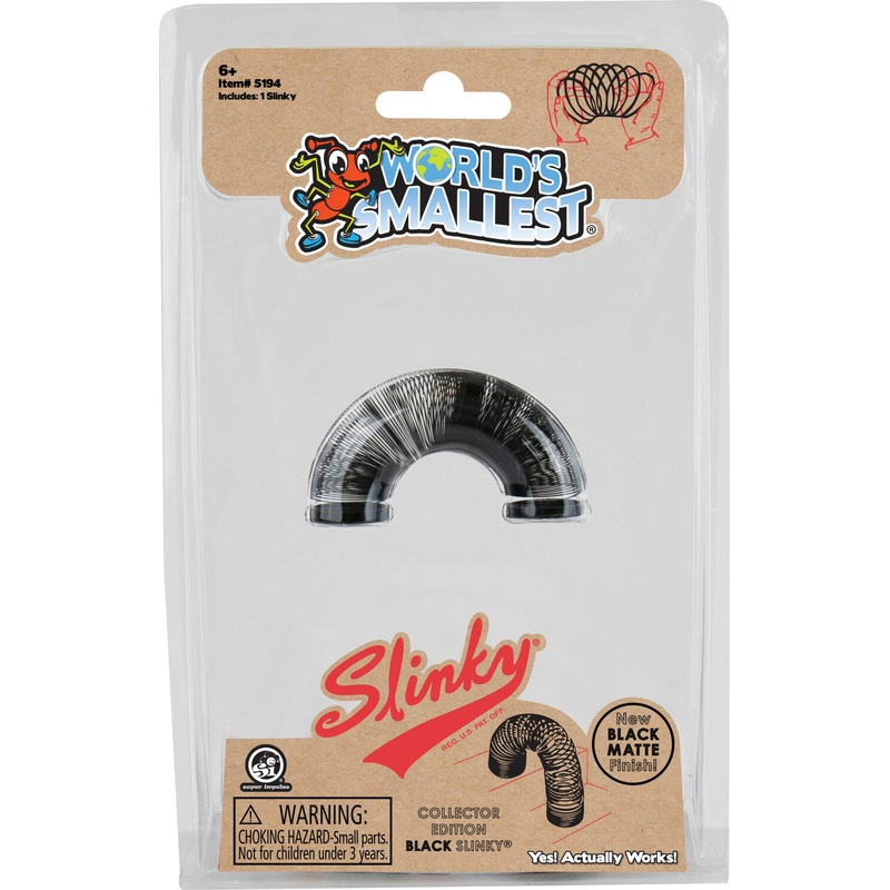 World's Smallest Black Slinky