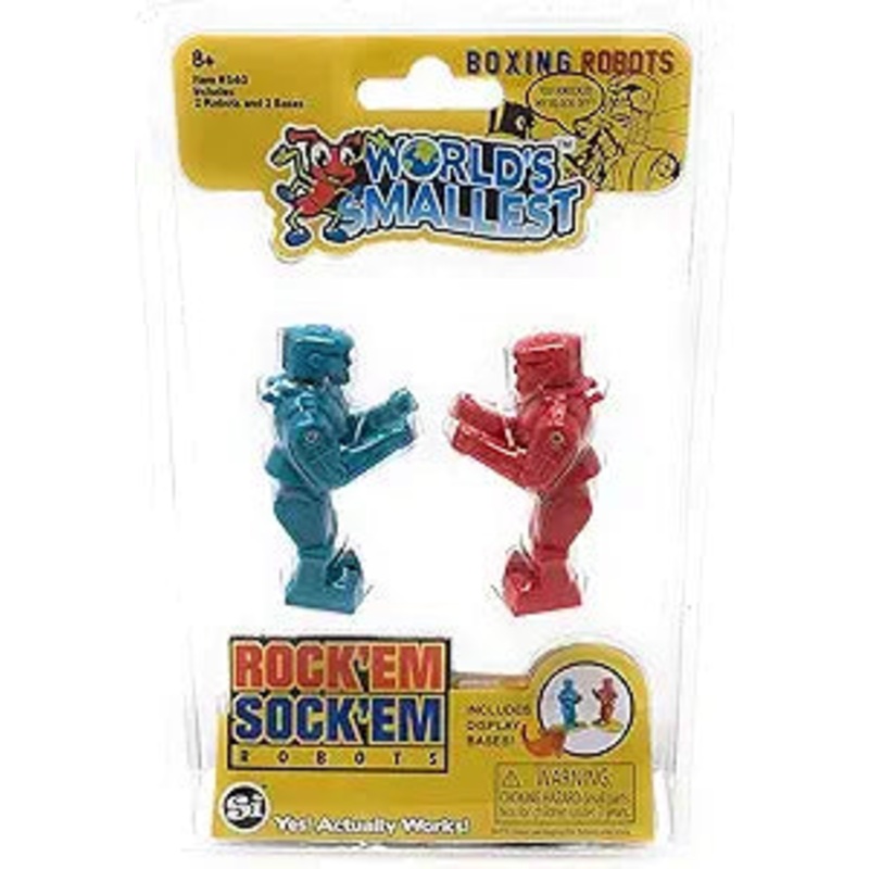 World's Smallest  RockEm SockEm Robots