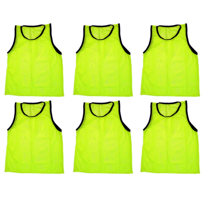 Yellow Training Youth Pinnies 6-Pk
