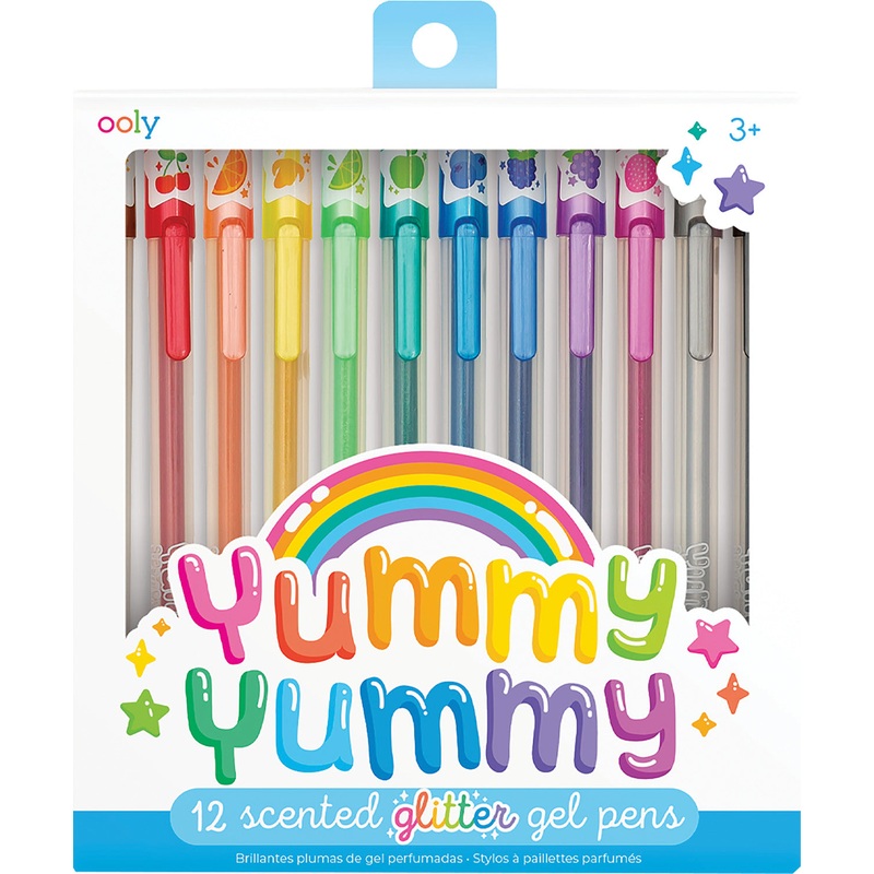 Yummy Yummy Scented Glitter Gel Pens - 12 pk