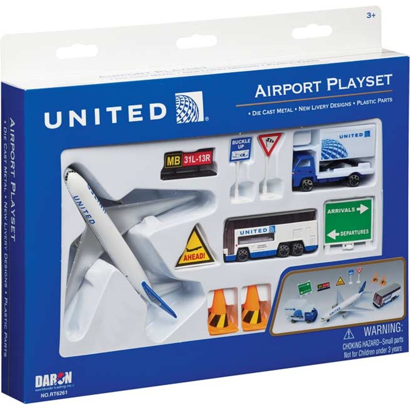United Airlines Playset
