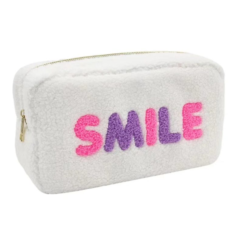 Varsity Sherpa Smile Bag