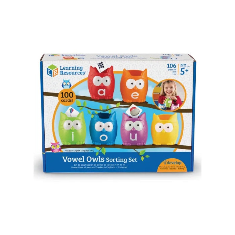 Vowel Owls Sorting Set