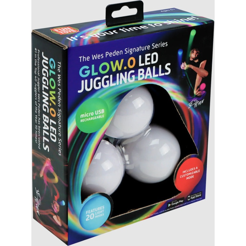 Wes Peden Glow LED Juggling Balls