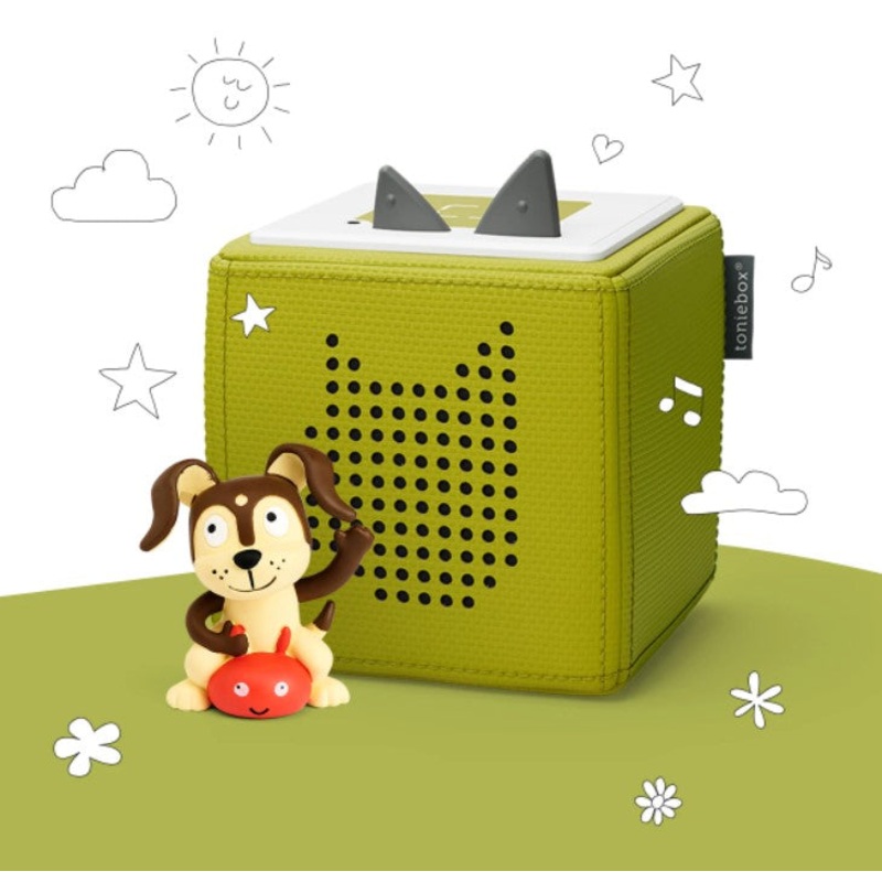 Toniebox Starter Set Green with Playtime Puppy